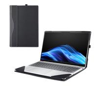 RUNMEIJIA Laptop Cover Case for HP OmniBook 5 14"[not Compatible with Any Other Model] 2-in-1 Detachable PU Leather Shell Notebook Sleeve Computer Bag Protective (Black)