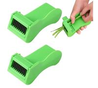 Runner Bean Slicer, 2 PCS Runner Bean Cutter,Stainless Steel Coleslaw Shredder,Green Bean Slicer,Vegetable Cutter for Runner Beans and Wide Vegetables