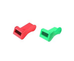 Runner Bean Slicer - ShiningUU 2pcs Plastic Green Bean Slicer and Stringer Set | Vegetable Cutter for Green Beans, Runner Beans, Multi-Functional Beans Shredder & Stringer