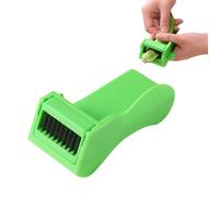 Runner Bean Slicer,Stringer with Stainless Steel Blade, Easy Grip Green Bean Cutter for Effortless Vegetable Prep, Lightweight Kitchen Gadget (Green)