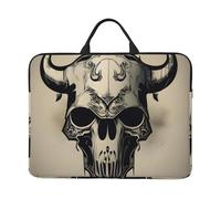 Runner Bull Skull 14in Laptop Case Tablet Computer Protection Bag Protective Hard Shell Cover