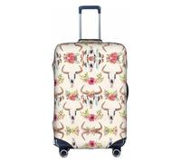 Runner Bull Skull Luggage Cover Suitcase Trolley Case Protector Elastic Washable Anti Scratch Fit 18-32 Inch
