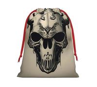 Runner Bull Skull Print Reusable Drawstring Gift Bags For Candy Bag Birthday, Wedding Or Daily
