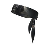 Runner Bull Skull Print Sport Head Ties Headbands Bandanas Workout Hair Band Athletic Sweatbands for Running Tennis