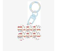 Runner Bull Skull Printing Acrylic Dog Bone Ornament,Dog Tags Personalized Pet Ornament, Key Chain Bone Shaped Id Tags