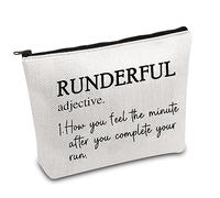 Runner Cosmetic Bag Runderful Makeup Bag Runner Survival Kit Running Lover Gift Running Gift Marathon Runners Zipper Pouch (Runderful UK)