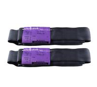 Runner Deer Black Spanset 2-Pack 2ft Polyester Round Sling 2,600 lb. Vertical Capacity Lifting Strap Aerial Hoop Lyra Rig Strage Light Video (Purple -Vertical Capacity 2,600 lbs, 2FT)