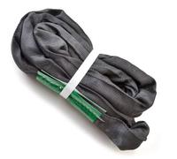 runner deer Black Spanset Round Slings for Aerial Lyra Hoop Rig Aerial Silks Handing, Polyester Lifting Strop, Working Load Limit for Round Sling - 2 Tonne, Multiple Spanset Sizes (1M / 3'3" FT)