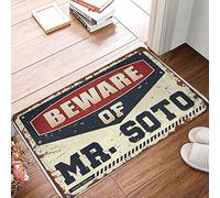 Runner For Garage Decor For Men Beware Of Mr. Soto Custom