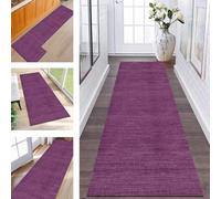 Runner Kitchen Rug Non-Slip Washable Door Mat Purple-pink Carpet Runners 40X120CM Indoor Entryway Floor Mats Anti-Slip Rubber Particle Backed Runner Carpets for Hallway Corridor Bedroom Living Room