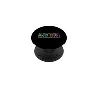 Runner Periodic Table Chemistry Humor Science Jogging PopSockets Adhesive PopGrip