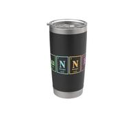 Runner Periodic Table Chemistry Humor Science Jogging Stainless Steel Insulated Tumbler