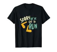 Runner Pun Sorry We've Got to Run Value Graphic T-Shirt