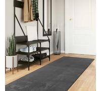 vidaXL Medium Pile Soft and Washable Rug HUARTE Anthracite 80 x 300 cm