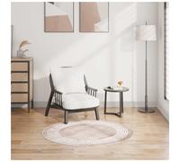 Runner Rug Beige Gold Polyester PVC Anti-Slip Machine Washable Ø120cm