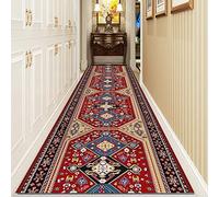 Runner Rug Classical Hallway Runner Rugs Washable, Heavy Duty Traditional Distressed Pattern Floor Carpet Mat, Narrow Stair Non Slip Kitchen Rugs (Size : 90cm x 200cm (3ft x 6.6ft))