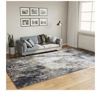 Runner Rug Cream 190x300 cm Polyester Velvet Low Pile PVC Anti-Slip Machine Wash