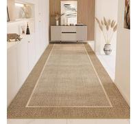 Runner Rug for Hallway Non Slip Rug Runner Border Runner Rug, 2ft/4ft/6ft/7ft/8ft/10ft/12ft/15ft/16ft/18ft/20ft Long Hallway Runner Rug, Washable Indoor Outdoor Rug Floor Mat for Entryway/Kitchen/Laun