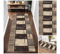 Runner Rug Non Slip Carpet Absorbent, Hallway Runner 90 x 240 cm Kitchen Rug Washable Door Mat Entrance Large Anti-Slip Floor Mat Stair Runner Rug Carpets Mat Long Hall Runner Area Rug Runner