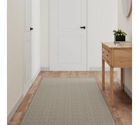 Runner Rug Platina 80x400 cm Sisal Look Washable Polypropylene 5mm Hallway Grip