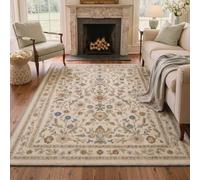 Runner Rug Washable Modern Floral Birds Non Slip TPE Backing Dusty Sage | Washable Thin Indoor Easy Care Polyester for Kitchen Hallway Bedroom Entryway Living Room Non-Shedding Vacuum Friendly 2X5