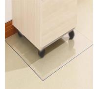Runner Rugs Clear Vinyl Plastic Floor Protector, 1.5mm Thick Transparent PVC Durable Rugs Cover for Carpet Corridor Hardwood Protector