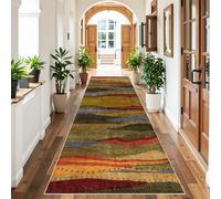 Runner Rugs For Hallway, Kitchen Runners Non Slip Washable Carpet Runners Long Absorbent Hall Runners For Hallway Entryway Corridor Bedroom Door Mat Floor Carpet for Entrance Narrow Rug 90 x 120 cm