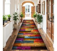 Runner Rugs For Hallway, Kitchen Runners Non Slip Washable Carpet Runners Long Absorbent Hall Runners For Hallway Entryway Corridor Bedroom Door Mat Floor Carpet for Entrance Narrow Rug 80 x 500 cm