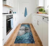 Runner Rugs for Hallway Kitchen Runners Non Slip Washable Hall Runner Rug Stair Area Rug for Entrance Narrow Rug Runner Carpet Runner for Living Room Laundry Laundry Bedside 110 x 200 cm