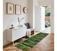 Runner Rugs for Hallway Kitchen Runners Non Slip Washable Hall Runner Rug Stair Area Rug for Entrance Narrow Rug Runner Carpet Runner for Living Room Laundry Laundry Bedside 110 x 280 cm