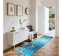 Runner Rugs for Hallway Kitchen Runners Non Slip Washable Hall Runner Rug Stair Area Rug for Entrance Narrow Rug Runner Carpet Runner for Living Room Laundry Laundry Bedside 110 x 150 cm