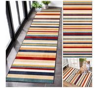 Runner Rugs for Hallway Long Non Slip Kitchen Rubber Back Carpet Runners Washable Hall Rug Carpet Floor Mat Narrow Corridor Carpet for Living Room Entryway Laundry Room Bedroom Hallway 40 x 240 cm