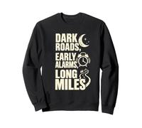Runner Running Early Morning Miles Training Run Club Men Sweatshirt
