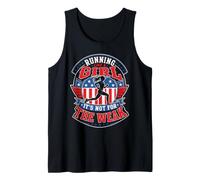 Runner Running Like A Girl It's NOT for WEAK Funny Tank Top