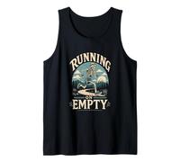 Runner Running ON Empty Jogging Funny Running Tank Top