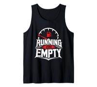 Runner Running ON Empty Jogging Funny Running Tank Top
