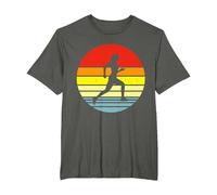 Runner Sunset Vintage T-Shirt, Men's Big and Tall, Asphalt Grey, 2X Tall
