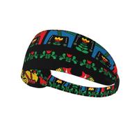 Runner Swedish Dala Horse Folk Elastic Exercise Headband for Women & Men