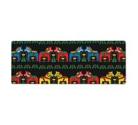 Runner Swedish Dala Horse Folk Mouse Pad 12x31.5in Extended Desk Throw
