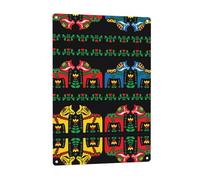 Runner Swedish Dala Horse Folk patterned signage, indoor and outdoor wall decoration, suitable for parties, bedrooms, and porches.