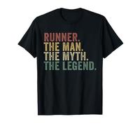 Runner The Man The Myth The Legend Funny Marathon Running T-Shirt