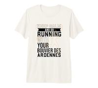 Runner with Bouvier des Ardennes Premium T-Shirt