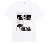 Runner with Hamilton Hound Comfort Colors Adult Heavyweight T-Shirt