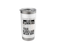 Runner with Karelian Bear Dog Stainless Steel Insulated Tumbler