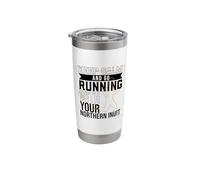 Runner with Northern Inuit Dog Stainless Steel Insulated Tumbler