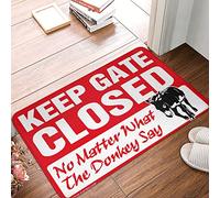 Runners Of Small Patio Keep Gate Closed No Matter What The Donkey Say