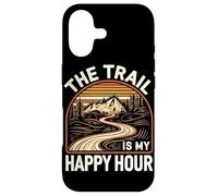 Runners The Trail is my Happy Hour Running Motivation Case for iPhone 17