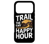 Runners The Trail is my Happy Hour Running Motivation Case for iPhone 17 Pro