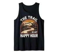 Runners The Trail is My Happy Hour Running Motivation Tank Top