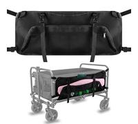 RunNico Collapsible Wagon Side Pocket for Umbrella,Large Capacity Folding Wagon Cart Storage Bag,Oxford Cloth Garden Cart Side Pockets for Camp,Picnic,Garden and Outdoor Activities